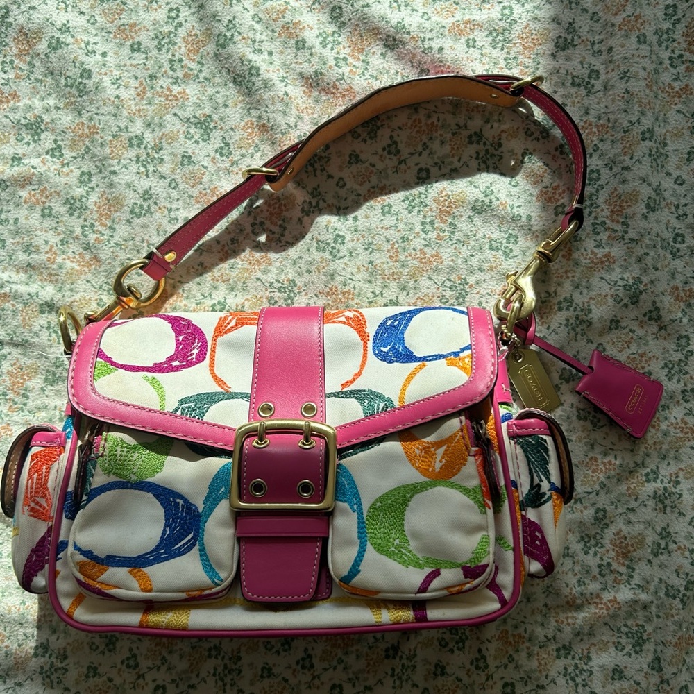 Y2K Limited Edition Scribble Stitch Pocket Flap